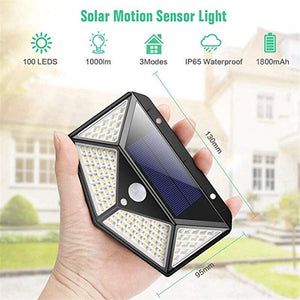 Luz Solar Con Sensor De Movimiento Para Exteriores + Envio Gratis