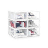 Caja Organizadora De Zapatos Blanca Transparente (Caja Unitaria)