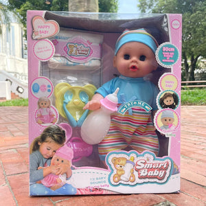 Muñeca Smart Baby 12 Sonidos + Envio Gratis