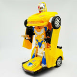 Auto Transformer Bumblebee Convertible Con Luces Y Sonido + Envio Gratis