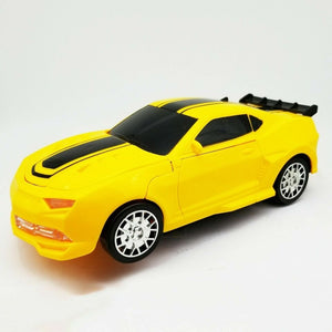 Auto Transformer Bumblebee Convertible Con Luces Y Sonido + Envio Gratis