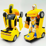 Auto Transformer Bumblebee Convertible Con Luces Y Sonido + Envio Gratis