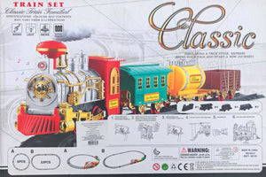 Pista de tren con humo de colores train ser Classic 415cm